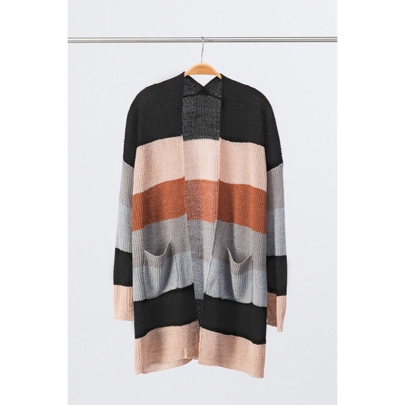 Striped cardigan - Picture 7 of 8